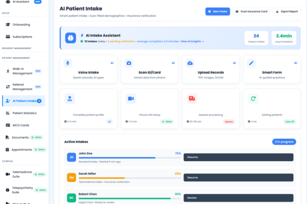 AI Patient Intake
